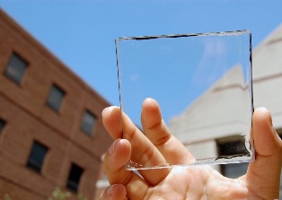 солнечный концентратор - прозрачное стекло