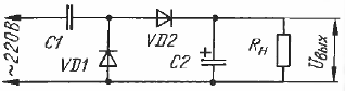 Схема с конденсаторами