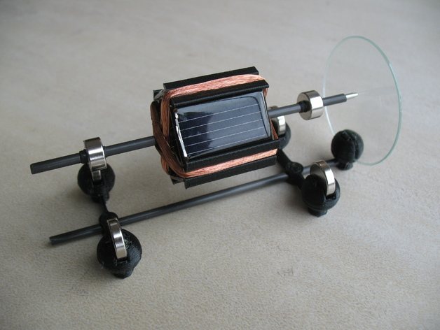 Мендосинский бесколлекторный магнитно-левитационный солнечный мотор Ларри Спринга