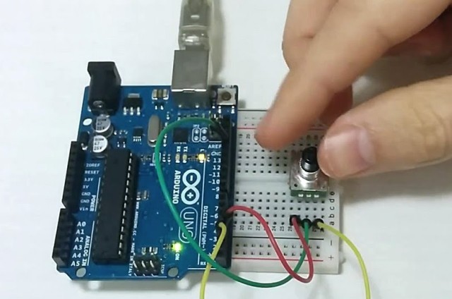 Как подключить инкрементальный энкодер к Arduino 