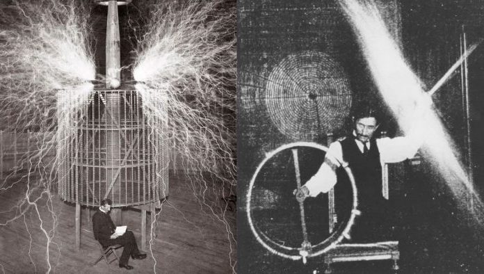 Эксперименты с высокочастотными переменными токами Николы Тесла