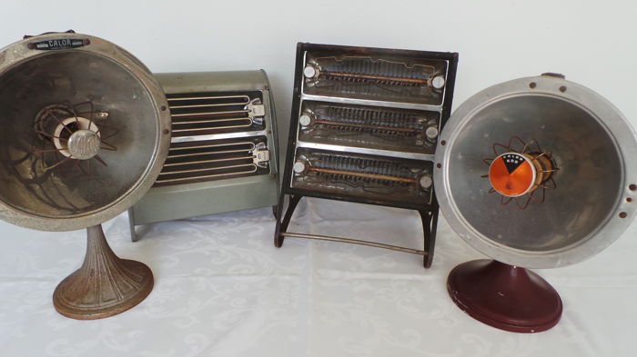 Старинные электронагреватели начала XX века